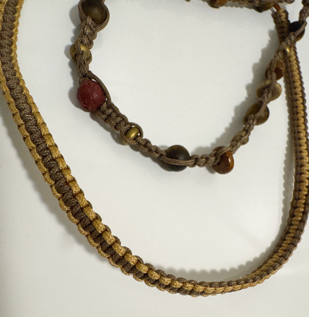 Makramee Fußkette knüpfen